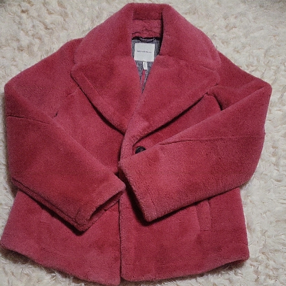 Avec Les Filles Pink Teddy Jackets